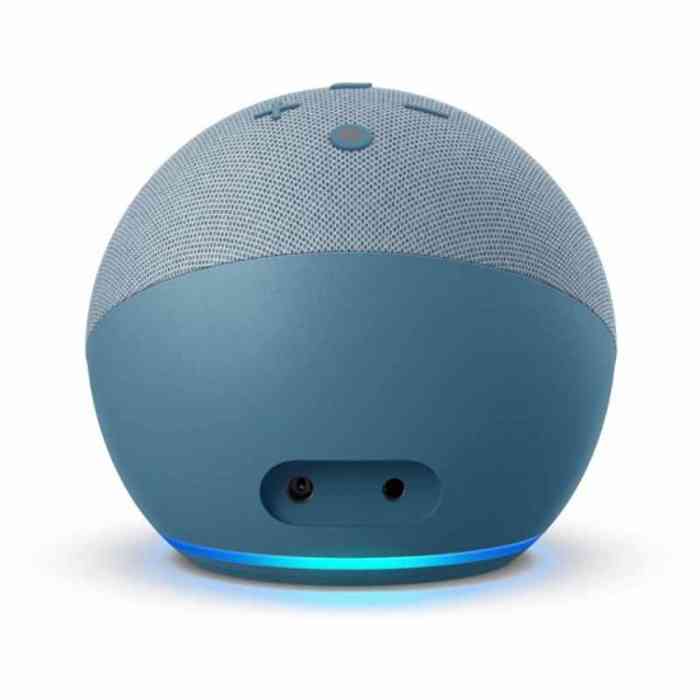 Echo Dot (4th Gen) Smart speaker with clock and Alexa – Twilight Blue